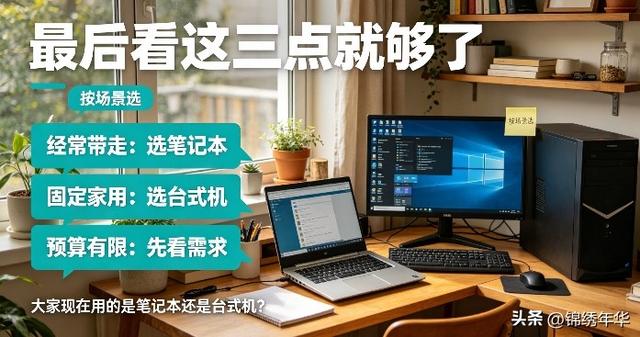 笔记本 vs 台式机，家用学习到底该怎么选？2026真实体验分享