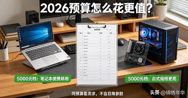笔记本 vs 台式机，家用学习到底该怎么选？2026真实体验分享