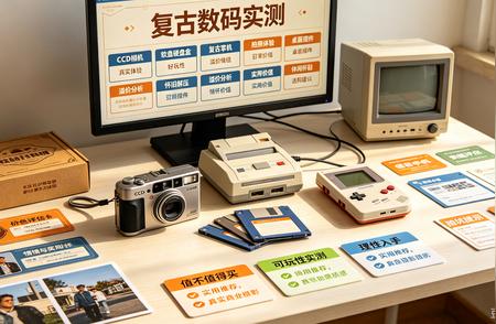 爆火复古数码实测！CCD、软盘盒、复古掌机值不值得买