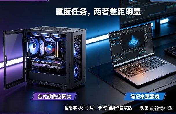 笔记本 vs 台式机，家用学习到底该怎么选？2026真实体验分享