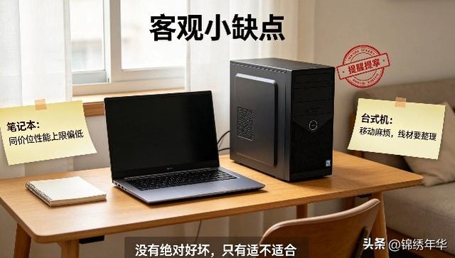 笔记本 vs 台式机，家用学习到底该怎么选？2026真实体验分享
