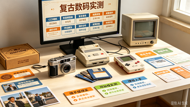 爆火复古数码实测！CCD、软盘盒、复古掌机值不值得买